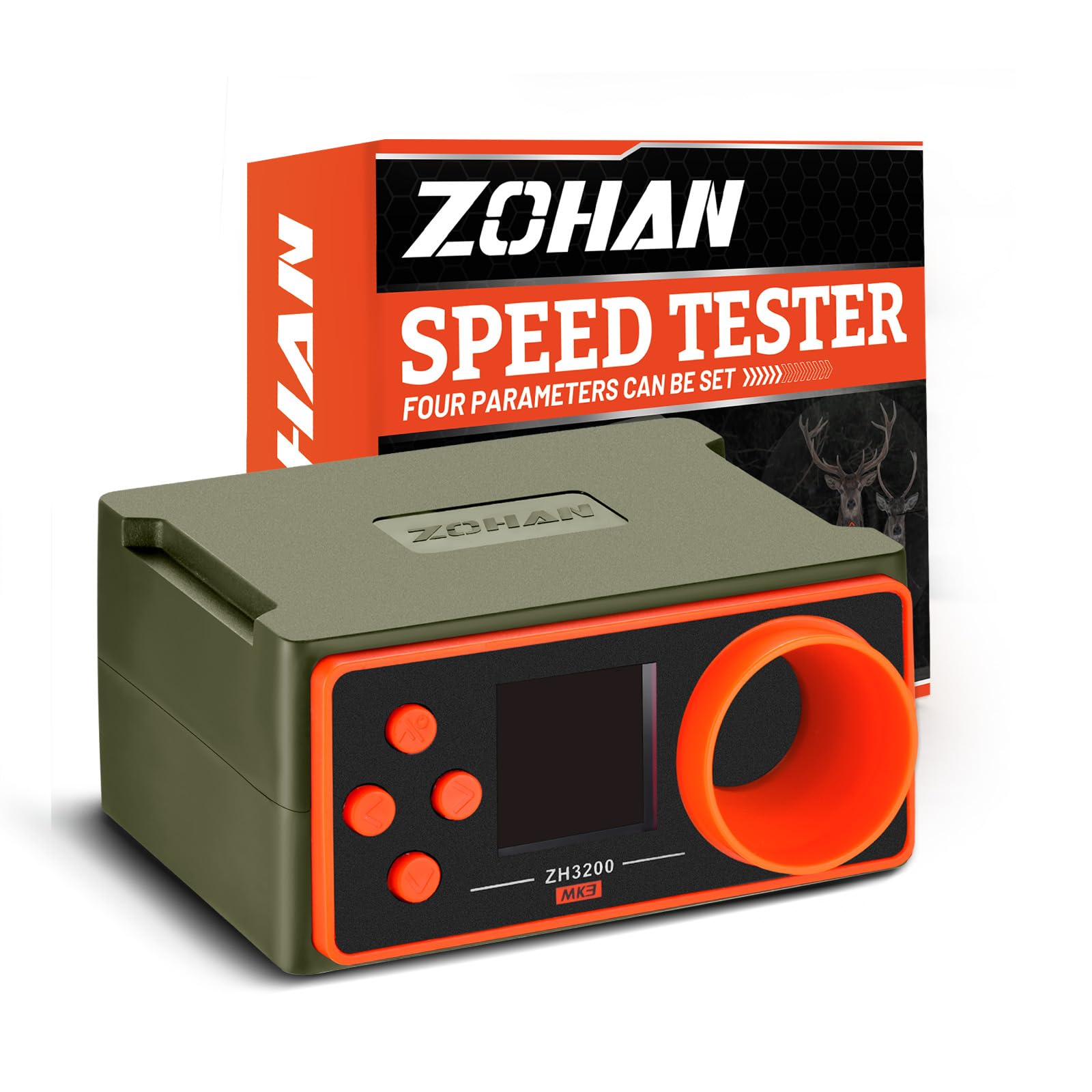 ZOHAN ZH3200 Airsoft Chronograph, Airsoft Gun Speed Tester, BBS Chronograph Shooting
