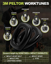 Load image into Gallery viewer, ZOHAN Gel Ear Pads for Howard Leight by Honeywell Impact Sport Pro Sync Leightning Earmuffs/ZOHAN EM054