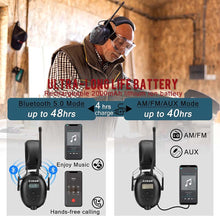 Load image into Gallery viewer, ZOHAN 033 Bluetooth 5.0 AM FM Radio Headphones with Digital Display