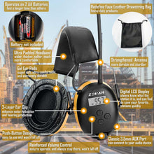 Load image into Gallery viewer, ZOHAN EM042 AM/FM Radio Hearing Protectors, Ideal for Lawn Mowing and Landscaping