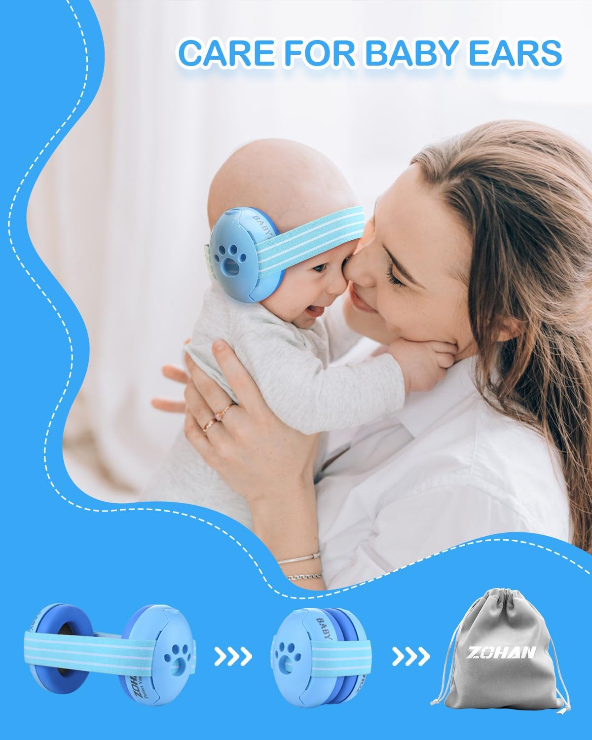 ZOHAN001 Baby Ear Muffs