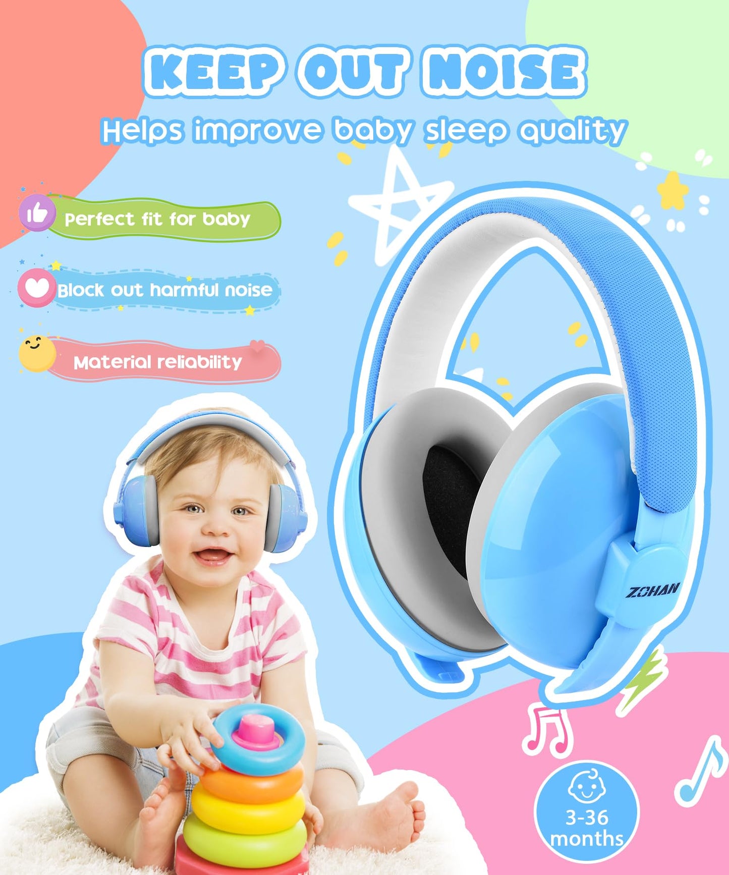 ZOHAN EM002 Baby Ear Protection