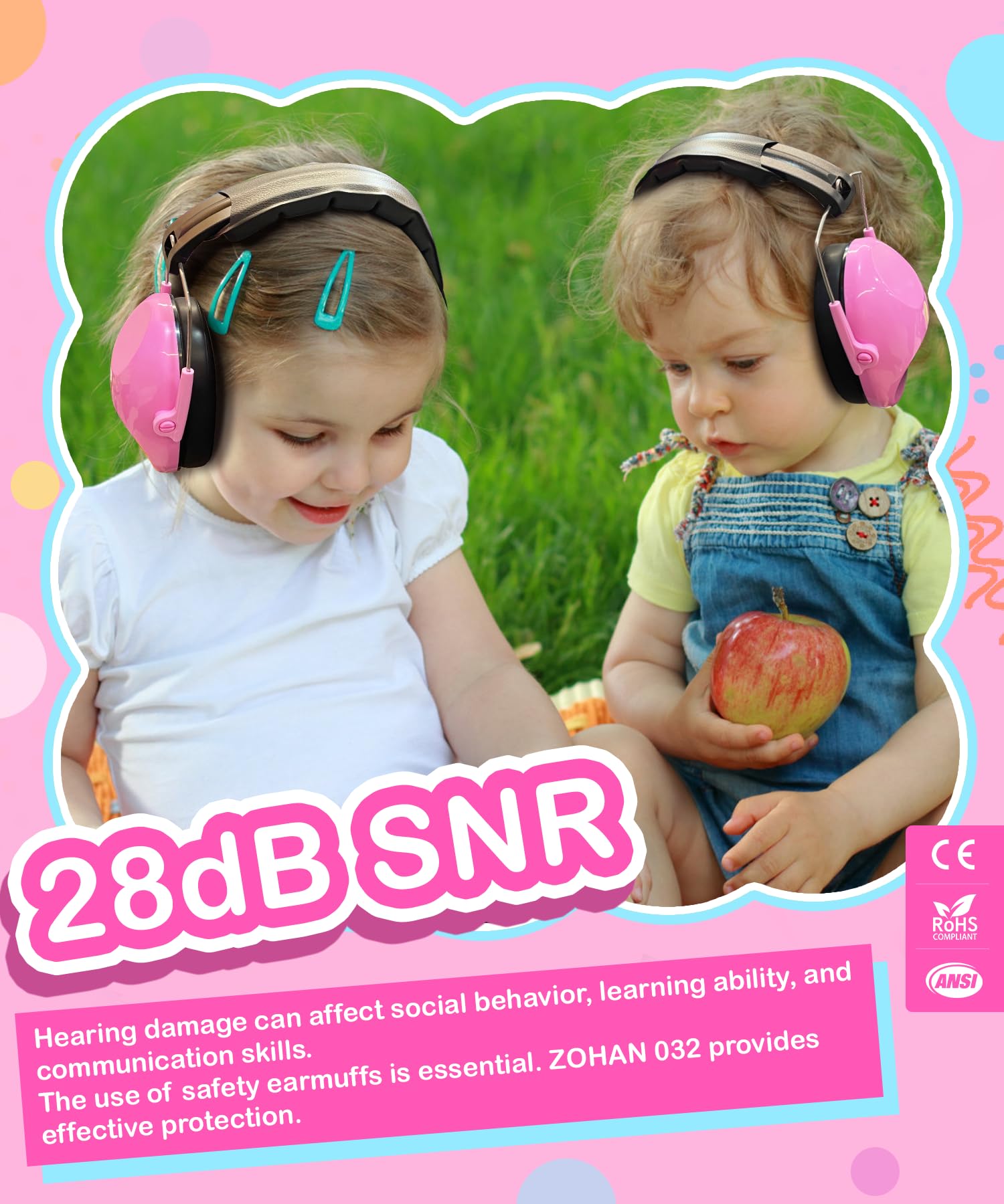 ZOHAN EM032 Kids Noise Canceling Headphones