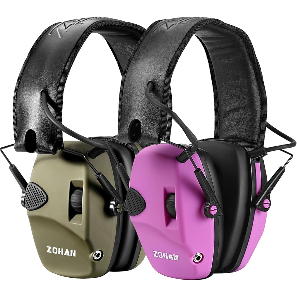 ZOHAN EM054 Electronic Ear Protection 2-Pack