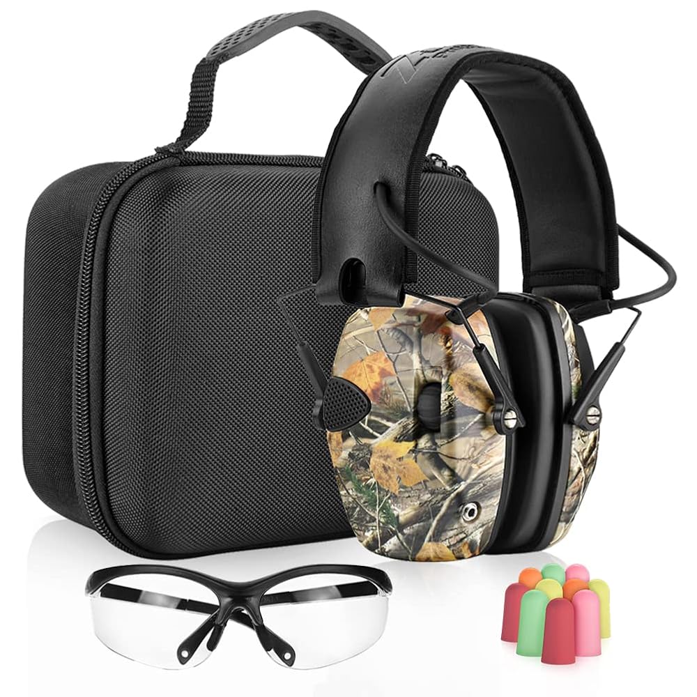 ZOHAN Electronic Shooting Earmuffs + Glasses Set