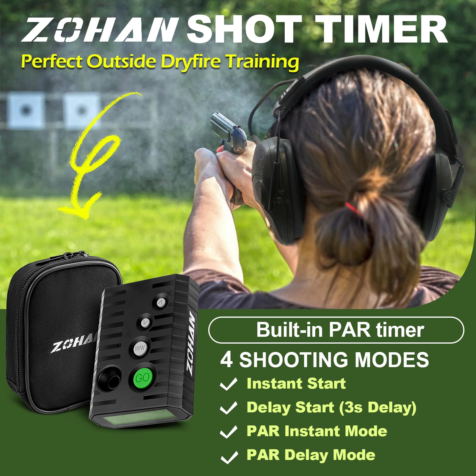 ZOHAN Shot Timer for Shooting Competition