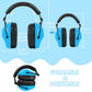 ZOHAN 030 Kids Solid Color Ear Protection Muffs - Two pieces set