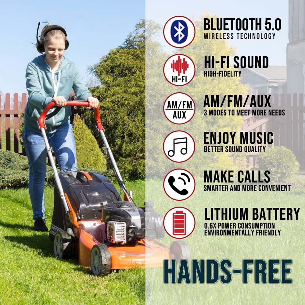 ZOHAN 033 Bluetooth 5.0 AM FM Radio Headphones with Digital Display