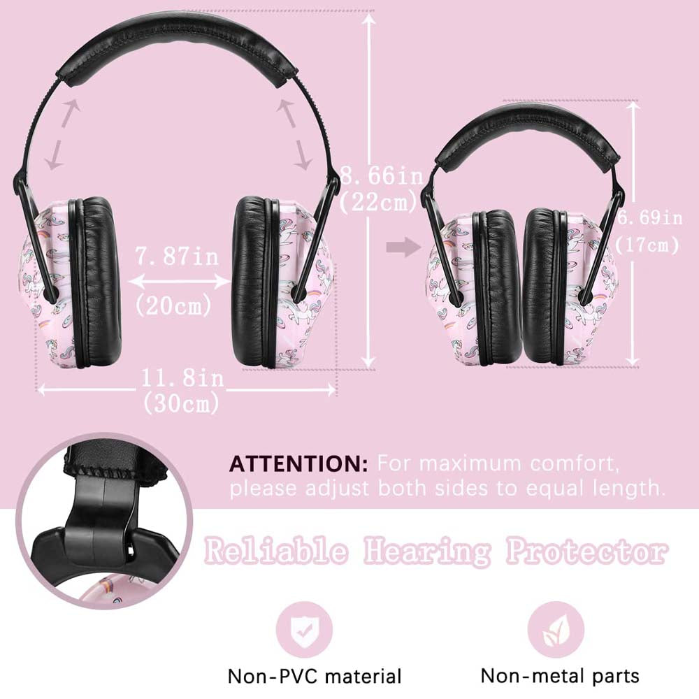 ZOHAN EM030 Kids Ear Protection Muffs 2-Pack